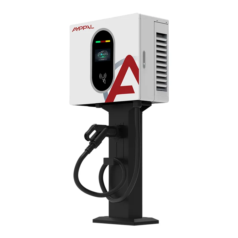 محطة شحن EV سريعة مثبتة على الحائط بقدرة 20 كيلو وات لمواقف السيارات التجارية