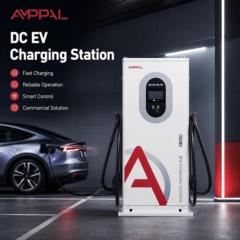 محطة شحن DC EV التجارية المتكاملة بقدرة 40 كيلو وات لمواقف السيارات العامة