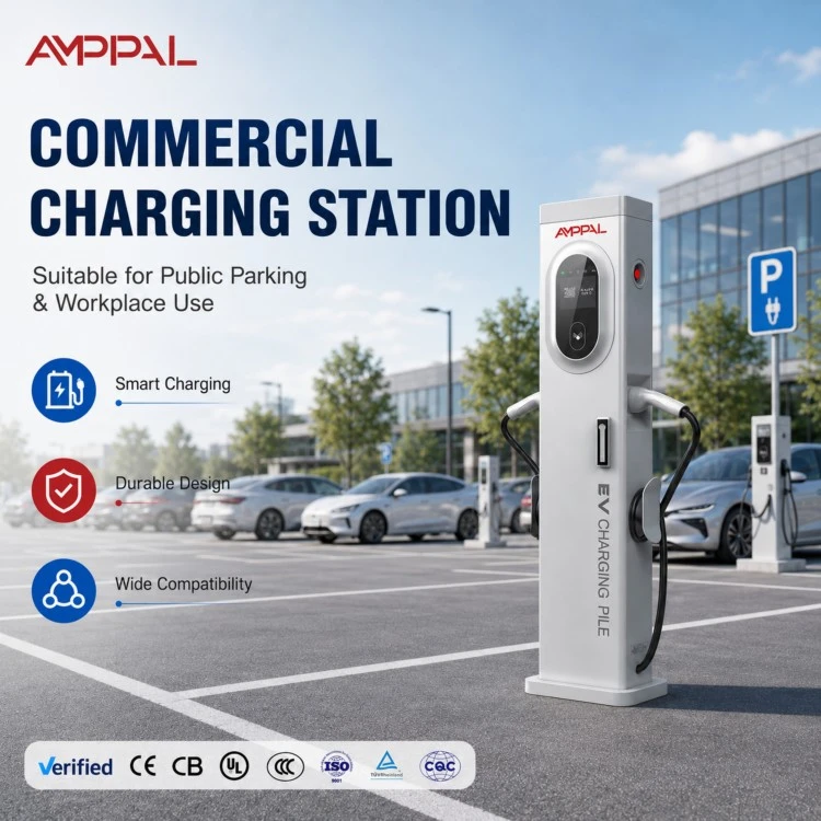 14kW AC EV Charger for Hotels & Office Buildings