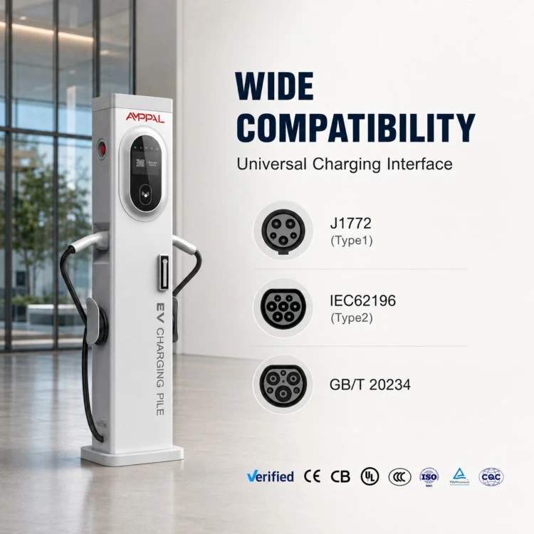 14kW AC EV Charger for Hotels & Office Buildings
